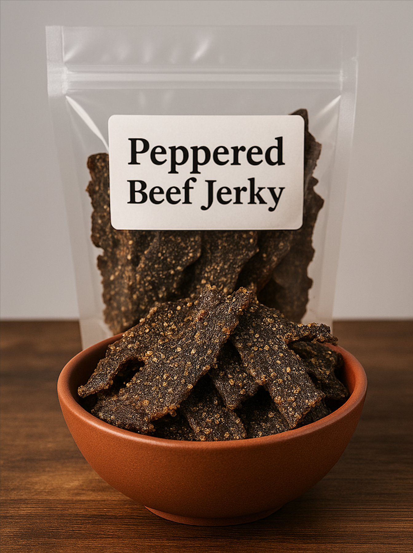 Peppered Black Angus